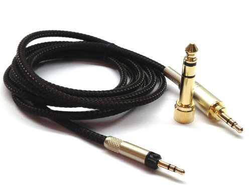 ABLET Ersatz-Audio-Upgrade-Kabel Kompatibel mit Sennheiser HD598 HD560s HD518 HD598Cs HD598SR HD599 HD569 HD579 Kopfhörer 1,5m/4,9feet