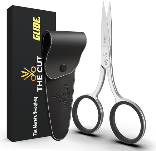The Cut Factory® Precision Facial Hair Scissor – Premium Stainless Steel Grooming Tool for Eyebrows, Mustache & Beard – One Tool, All Power – No Fillers, Just Luxury