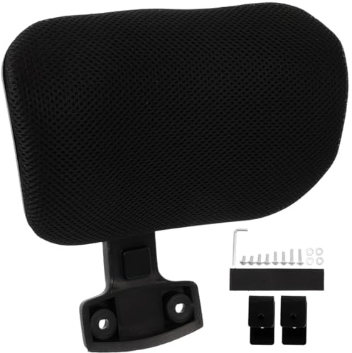 Operitacx Adjustable Chair Headrest Attachment with Ergonomic Neck Support Cushion Clip-on for Office Computer Chairs and Gaming Seats 10.63X6.30X1.18 Inch