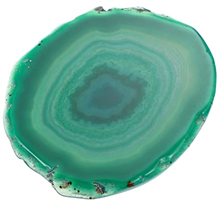 Alipis Achat Chip Untersetzer Achat-Getränkeuntersetzer grüne Dekorationen personalisierte untersetzer büroartikel Auto Untersetzer Hochzeitsdekorationen Untersetzer-Ornament Cup-Pad Glas