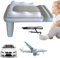 Aeutwekm Aufblasbares Flugzeugbett, Baby-Reise-Flugzeug-Betten, Flugzeug-Sitzverlängerung für Kinder, Kleinkind-Bett mit Seitenpumpe und Gürtel, Kinder-Aero-Bett