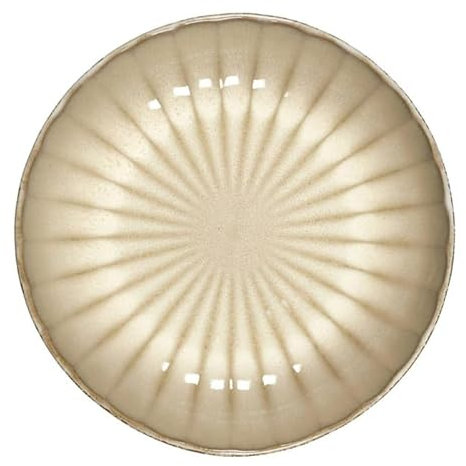 Paris Prix Lot de 6 Assiettes Creuses Vlora 25cm Beige