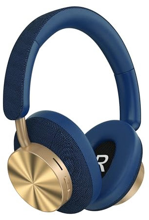 TEISCHE kabellose Bluetooth 5.3 Kopfhörer Over-Ear Wireless Kopfhörer mit aktiver Geräuschunterdrückung Stereoklang und kraftvoller Bass 40 Stunden Akkulaufzeit Geeignet für iPhone/iPad/Android