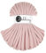 Flechtkordel Jumbo - 9mm - Baumwollkordel Baumwollgarn Garn Kordel Makramee Schnur Kordelband Natur Baumwolle DIY-Basteln 30m - Pastel Pink