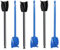 Farbrührer, Epoxidharz Zubehör Farbrührer, Wiederverwendbarer Epoxidharz Rührer, Farbmischer Epoxidharz Mixer, Malen - Einfach zu Säubern für Epoxid,Keramikglasur (Blau, schwarz)