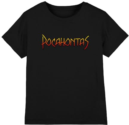 Pocahontas Girl's Pocahontas Logo Girls T Shirt T-Shirt