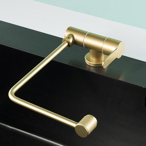 Grifo Osmosis Abatible Rotación Agua Fría Acero Inoxidable Grifo Osmosis 1 Via-Oro Cepillado