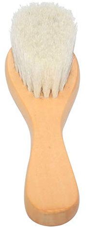 Babyhaarbürste mit Holzgriff und superweichen Borsten