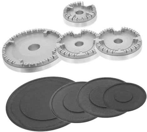 PartyKindom 1set Cooker Top Cover Gas Ring Reducer Gas Hob Protectors Stove Replacement Accessories