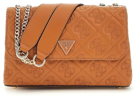 GUESS Adelasia Convertible Xbody Flap Bag Caramel