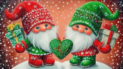 Weihnachts-Elf Puzzles 1000 Teile Schwer Spielzeug Pädagogisches Spiel Impossible Herausforderungsspielzeug für Erwachsene und Kinder ab 12 Jahren 38x26cm/1000pcs