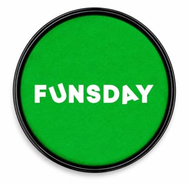 FUNSDAY Pintura facial y corporal verde neon 18,8g