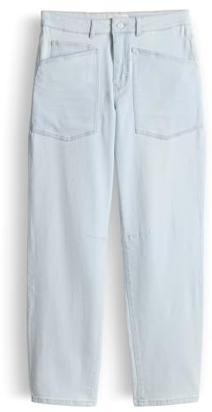 OPUS PANTS Damen Barrel | Melly Breeze Barrel Jeans mit Powerstretch Mid Rise Bright Blue, 36 L28
