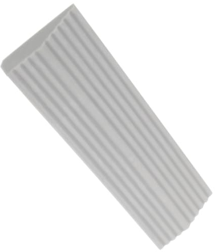 Balacoo Coussin de Rampe Robot, Rampe en Caoutchouc Montante, Antidérapant, Design Discret, pour Robot Aspirateur, Seuil de Porte et Marche D'escalier