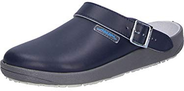 Abeba Clog 9250 - rubber Glattleder marine, zertifiziert, 36