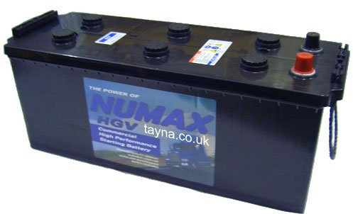 Numax Premium Truck 612 Batterie Poids Lourds, Travaux Publics, Agricoles, 12V 140Ah 800 Amps (En)