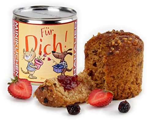 Hanauer Minikuchen Erdbeer-Cranberry Für Dich, 1er Pack (1 x 170 g)