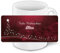 Weihnachtstasse mit Namen Tiziano und edlem Motiv mit Sternen-Weihnachtsbaum - Tasse zu Weihnachten