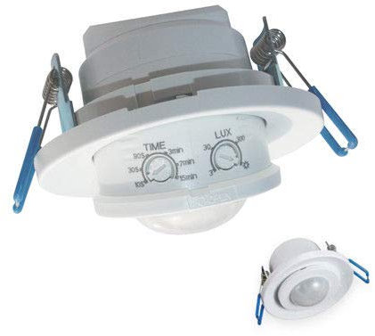Bewegungsmelder 360° SES04WH klein, bequem regulierbar, Einbau, Infrarot, TOP!!!