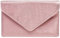 Caspar TA357 große elegante Damen Glitzer Clutch Tasche Abendtasche, Farbe:rosa, Größe:One Size