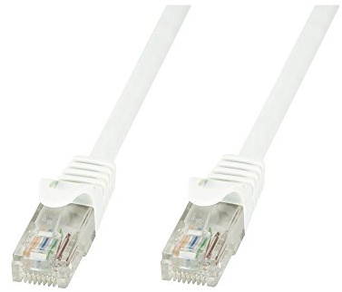 Techly Professional 029389 Patchkabel (0,5 m, Kupfer, Cat.6, UTP), Weiß