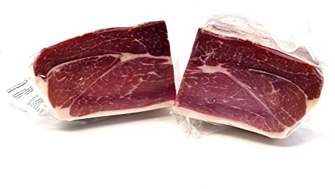 2x 500g Serranoschinken RESERVA am Stück – mindestens 14 Monate gereift, luftgetrocknet aus Spanien (Jamon), ohne Geschmacksverstärker & Farbstoffe