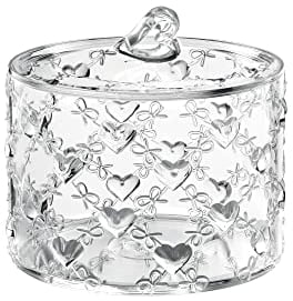 Guzzini Recipiente grande c/tapa 'Love' Ø15,7 x h14 cm
