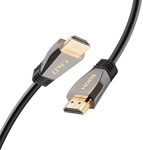 J&D 10K 8K HDMI 2.1 Kabel, 2.1 Version HDMI Kabel Adapter Unterstützung 8K@60Hz 4K@120Hz Dynamic HDR eARC Dolby mit 48Gbps Bandbreite für PS5, Xbox Series X/S, RTX 3080/3090, 2 M