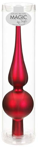 Inge-glas Christbaumspitzen (Ochsenblut rot matt)
