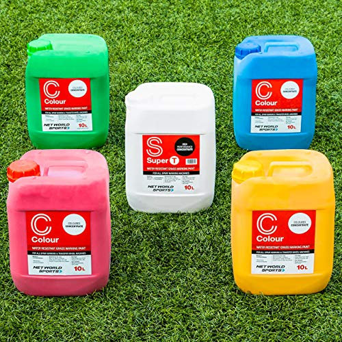 FORZA Rasenmarkierungsfarbe - StadiumMax Markierfarbe - 10 Liter in 5 erhältlich (Rot, Einzeln)