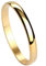 Manfnee 8mm Or Bracelet à Manchette Femme Homme Acier Inoxydable Jonc Bijoux Fantaisie Cadeau Fête
