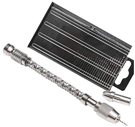 Vise Handbuch Auger Micro Drill Set Index Halbautomatische (Color : Silver)