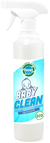 Spray Igienizzante Superfici 500ml - Baby Clean - Formula gentile, Sicuro per il bambino