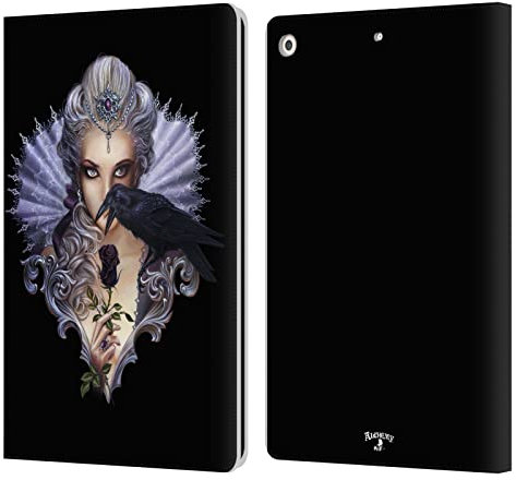 Head Case Designs Licenciado Oficialmente Alchemy Gothic voraz Mujer Carcasa de Cuero Tipo Libro Compatible con Apple iPad 10.2 2019/2020/2021