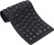 Lazmin112 85 Key Mute Keyboard,Wired USB Silicone Keyboard Waterproof and Dustproof Soft Silicone Keyboard Folding Games Keyboard Soft Touch Keyboard for PC Laptops(black)