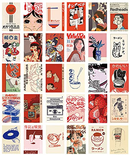 ZPPLD 30 Postkarten,Anime Postkarten,Japanische Postkarten Set,Japanische Anime-Postkarte (Showa-Haus)