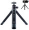 Fotopro Desktop Tripod All Metal Material Aluminum Alloy 360 Degree Ball Head 1/4 Inch Screw Mini Portable Extendable Table Tripod for Cell Phone DSLR Camera Travel Photograph Vlog Video