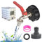 IBC Tank Adapter Zubehör, 1/2 Messing IBC Tank Zubehör S60X6 Grobgewinde IBC Adapter mit Schlauchanschluss, Wasserhahn IBC Container Tankadapter Für Ibc Regenwassertanks
