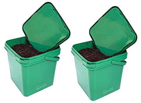 WORMSYSTEMS 2 x 500 Kompostwürmer lebend in 10L Kompostbeschleuniger Substrat