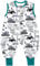TupTam Sommerschlafsack Baby mit Füßen – Leichter Schlafsack Baby Sommer 0.5 TOG, OEKO-TEX, Farbe: Bagger/Grün, Größe: 80-86