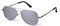 ADEWU Kinder Sonnenbrille Unisex Pilotenbrille Polarisiert Retro Brille UV-Schutz für Mädchen Jungen,Silber-Silber Verspiegelt