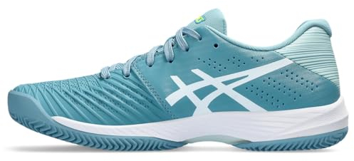 ASICS Damen Solution Swift Ff Clay Sneaker, Gris Blue White, 39 EU