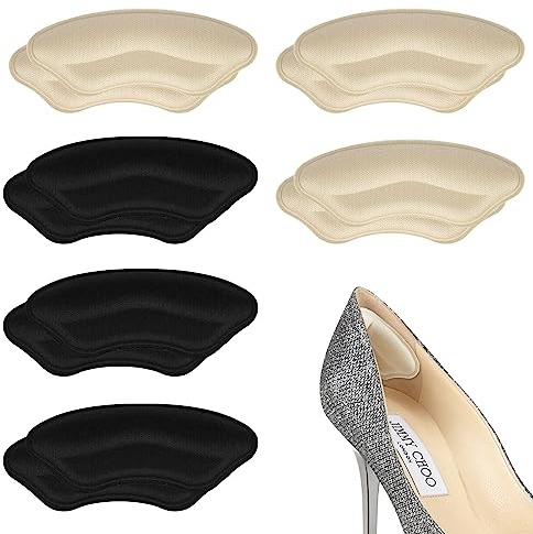 Flintronic 6 Paar Sneaker Reparatur Patch,Fersen Patch,Schuhe Ferse Reparatur Sneaker, Leder Fersenschutz,Fersenpolster Reparatur für die Meisten Arten