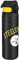 ion8 NFL Steelers Leichte Edelstahl-Wasserflasche, 600 ml/20 oz, nicht isoliert, auslaufsicher, leicht zu öffnen, sicherer Verschluss, spülmaschinenfest, Klappdeckel, passt in Getränkehalter