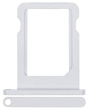 Sim Card Tray Holder Slot Adapter Replacement Compatible With iPad Pro 11 2021/ Pro 11 2022 Silver