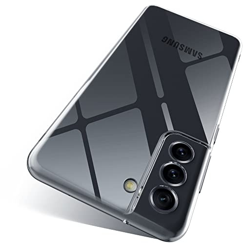 X-level für Samsung Galaxy S21 FE Hülle, Weiches Dünn Case, Durchsichtige | Transparent Slim Soft Silikon Handyhülle Crystal Clear Schutzhülle Stoßfest