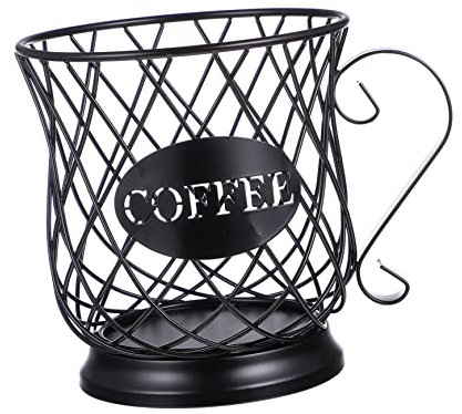 IMIKEYA Coffee Capsule Cup Coffee Station Organizer Espresso Mugs Coffee Organizer Espresso Pot Espresso Basket Coffee Cup Wire Basket Metal Material Concentrate Strong Coffee