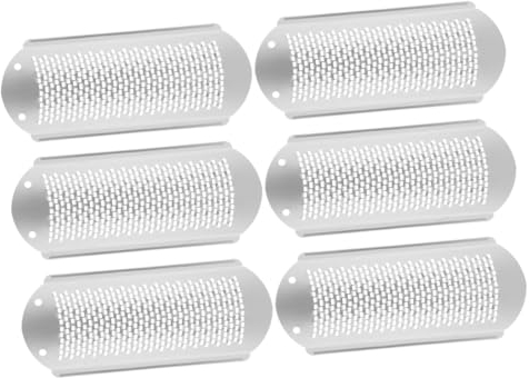 FRCOLOR 6 tablas de frotar pies para ropa, herramienta de afeitar para pies, rallador de queso, rascador de pies, rascador de pies para piel muerta, rascador de talón, práctico rascador de pies, acero