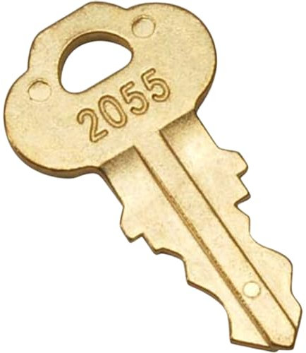 Clé de rechange pour distributeur de papier toilette Bradley 2055 - Modèle 2055 - Remplace la clé du distributeur Bradley P10-526 (1 pièce)