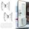 SUPRROW Lot de 2 supports de porte magnétiques pour caravane, camping-car, vis de verrouillage dissimulées pour camping-car, porte de service, camping-car